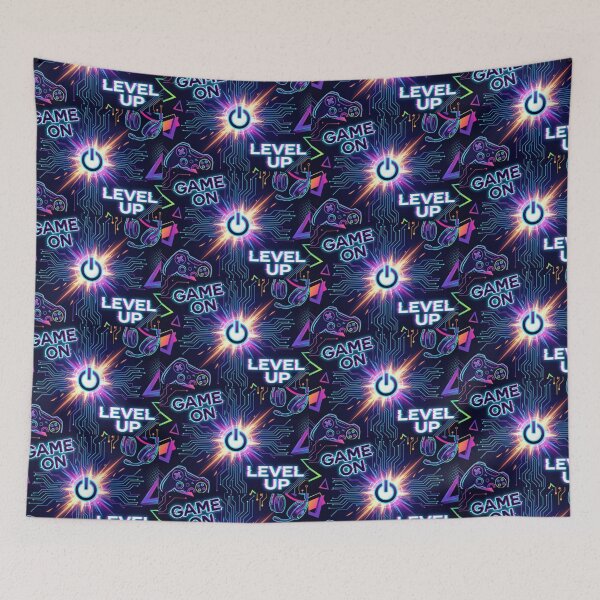 Item preview, game on level up video gamer fans designed and sold by BabbleQueen.