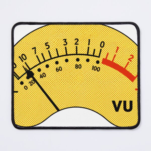 Item preview, VU meter kidney easel shape designed and sold by PhiloDoh.