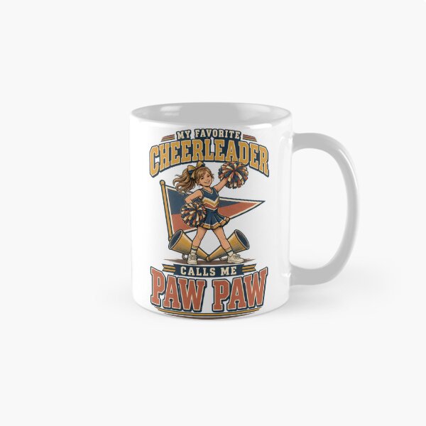 Item preview, My Favorite Cheerleader Calls Me Paw-Paw Grandpa Big Fan T-Shirt, Cheer Grandpa Gift, Proud Cheerleading Grandfather Graphic Tee designed and sold by OUICHA.