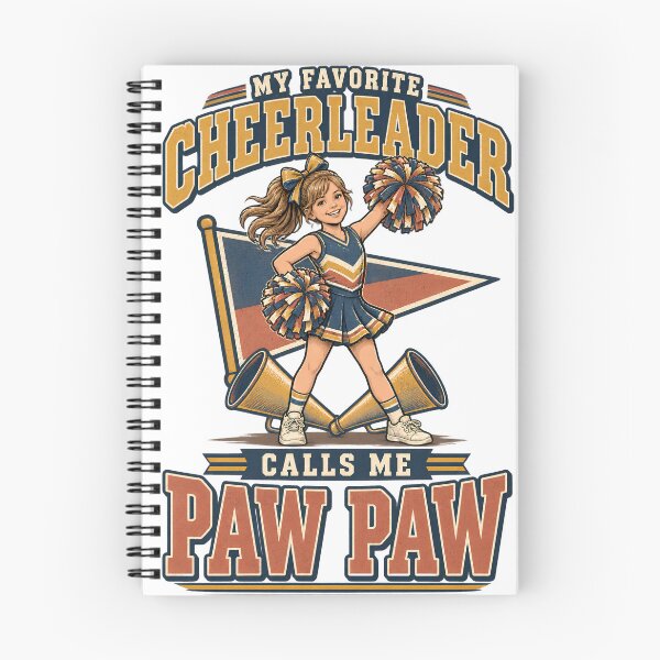 Item preview, My Favorite Cheerleader Calls Me Paw-Paw Grandpa Big Fan T-Shirt, Cheer Grandpa Gift, Proud Cheerleading Grandfather Graphic Tee designed and sold by OUICHA.