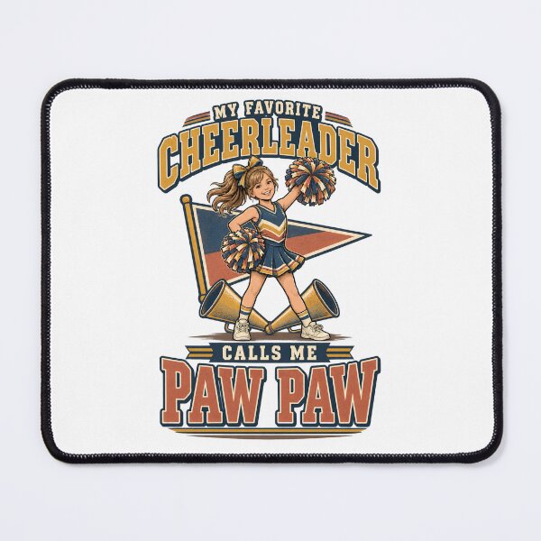 Item preview, My Favorite Cheerleader Calls Me Paw-Paw Grandpa Big Fan T-Shirt, Cheer Grandpa Gift, Proud Cheerleading Grandfather Graphic Tee designed and sold by OUICHA.