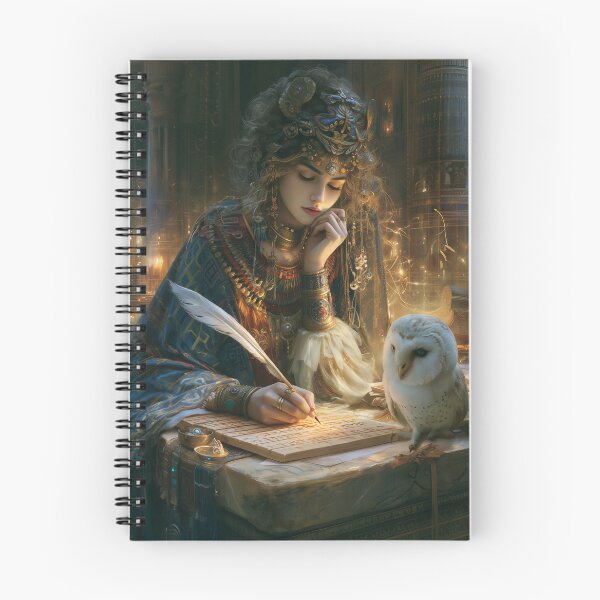 Item preview, The Scribe Who Listened to the Night designed and sold by oanaunciuleanu.
