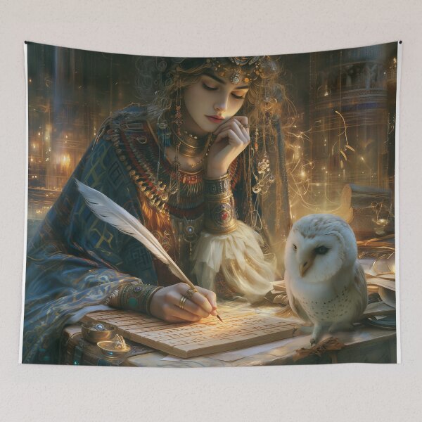 Item preview, The Scribe Who Listened to the Night designed and sold by oanaunciuleanu.