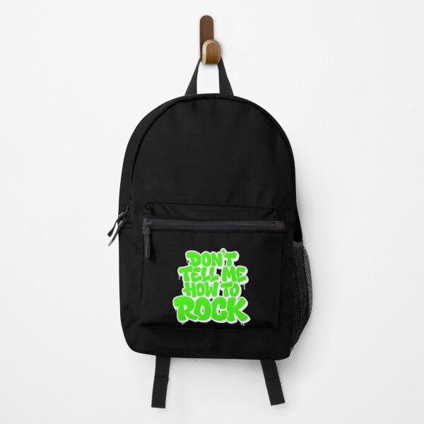 Item preview, Don’t Tell Me How to Rock Funny Rebel Music Typography designed and sold by TripleFour444.