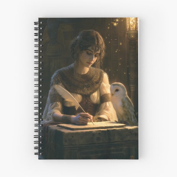 Item preview, The Scribe Who Listened to the Night designed and sold by oanaunciuleanu.