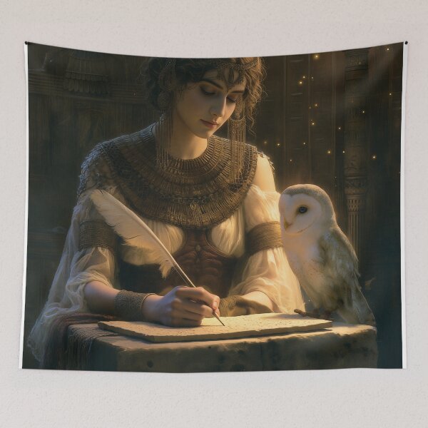 Item preview, The Scribe Who Listened to the Night designed and sold by oanaunciuleanu.