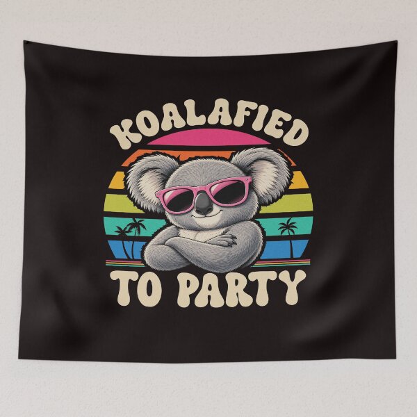 Item preview, Koalafied To Party Retro Sunset Koala Sunglasses Vintage Summer designed and sold by Trendvia .