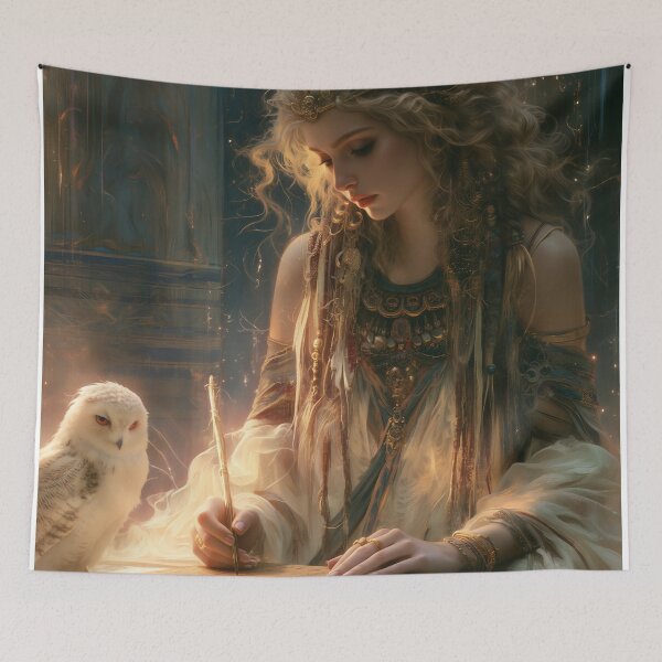 Item preview, The Scribe Who Listened to the Night designed and sold by oanaunciuleanu.