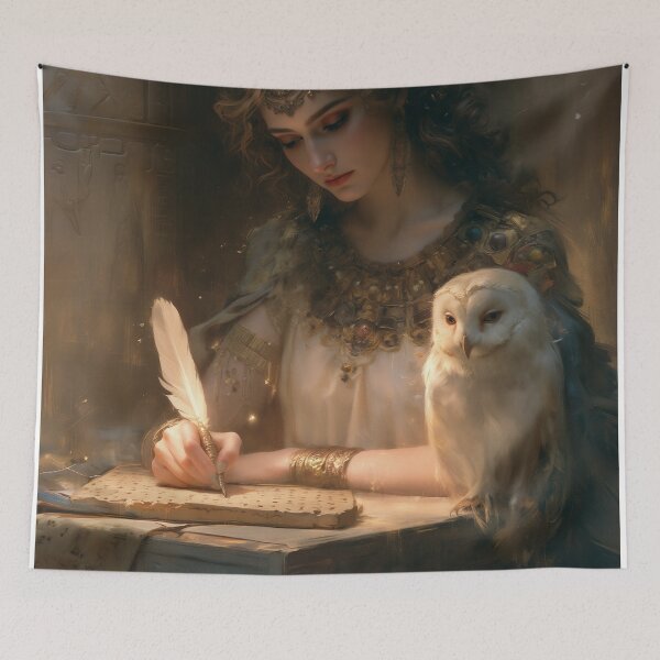 Item preview, The Scribe Who Listened to the Night designed and sold by oanaunciuleanu.