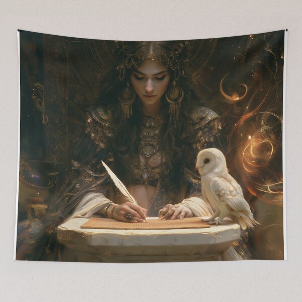 Item preview, The Scribe Who Listened to the Night designed and sold by oanaunciuleanu.