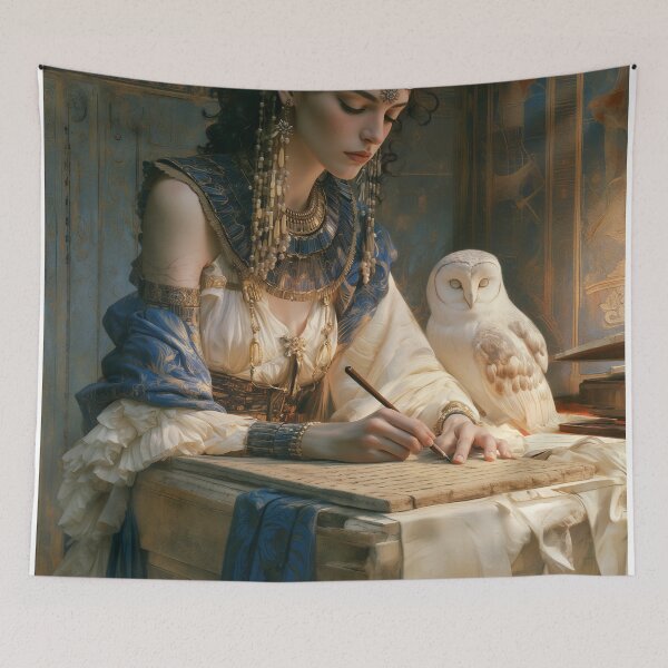 Item preview, The Scribe Who Listened to the Night designed and sold by oanaunciuleanu.