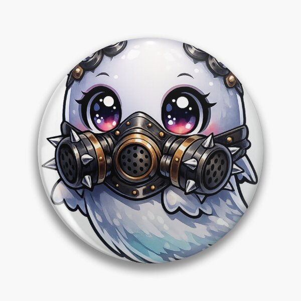 Item preview, Cyberpunk Fluffy Monster: Post-Apocalyptic Cute Art designed and sold by Ink-verse-.
