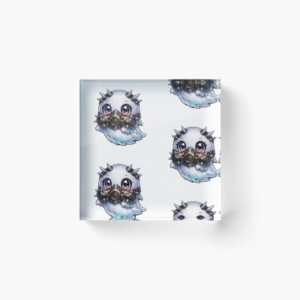Item preview, Cyberpunk Fluffy Monster: Post-Apocalyptic Cute Art designed and sold by Ink-verse-.