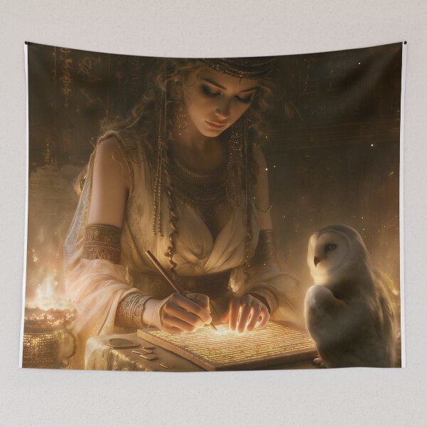 Item preview, The Scribe Who Listened to the Night designed and sold by oanaunciuleanu.