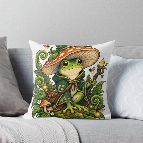 Item preview, Magical Frog Wizard in the Forest designed and sold by CalipZO.