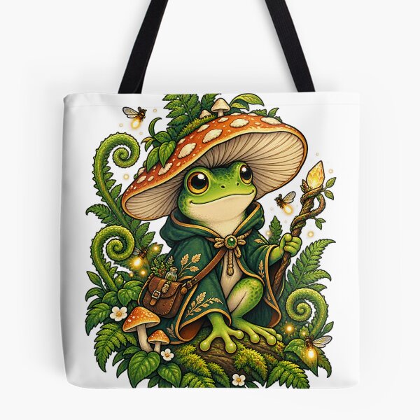 Item preview, Magical Frog Wizard in the Forest designed and sold by CalipZO.