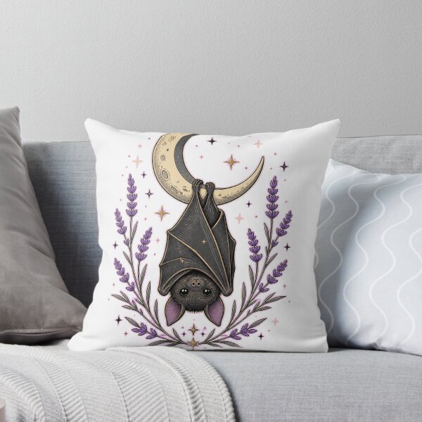 Item preview, Cute bat on the moon designed and sold by CalipZO.