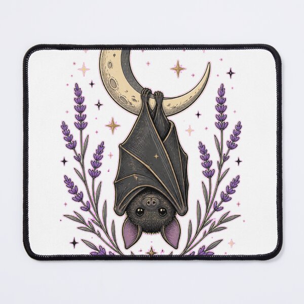 Item preview, Cute bat on the moon designed and sold by CalipZO.