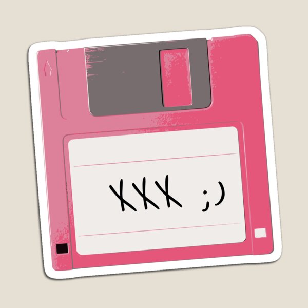 Item preview, XXX ;) Floppy disk – Retro computer nostalgia with humor designed and sold by FeverVoid.