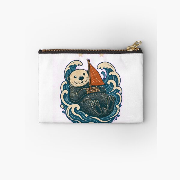 Item preview, Sea otter with small sailboat designed and sold by CalipZO.