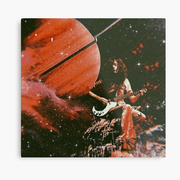 Jimmy & Saturn Metal Print