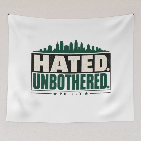 Item preview, Hated Unbothered Philadelphia Vintage Typography designed and sold by Neopian Eagle.