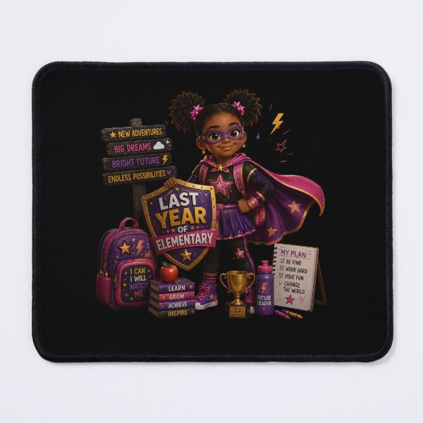 Item preview, First Day of My Last Year in Elementary,Future Hero Last Year Of Elementary School Girl Superhero Shield designed and sold by Crystal-Tree.