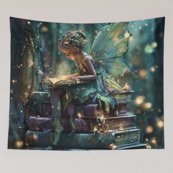 Item preview, Enchanted Fairy Reading Magical Storybook designed and sold by Storybook Botanica.