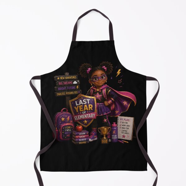 Item preview, First Day of My Last Year in Elementary,Future Hero Last Year Of Elementary School Girl Superhero Shield designed and sold by Crystal-Tree.