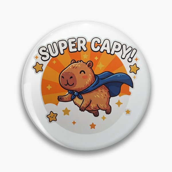 Item preview, Capy-Hero Power! designed and sold by WonderPopDesign.