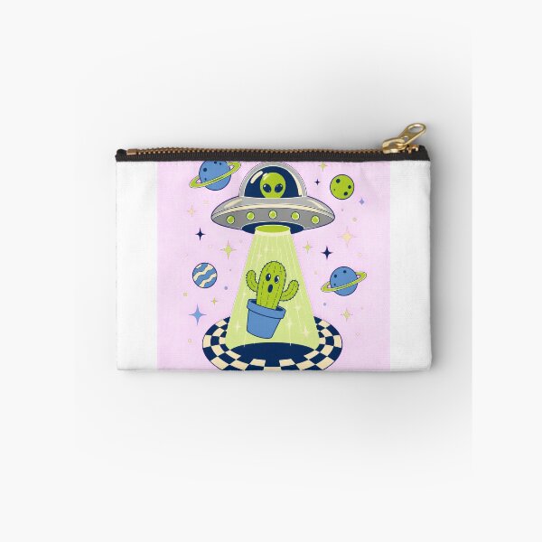 Item preview, Alien UFO abducts a cactus designed and sold by CalipZO.