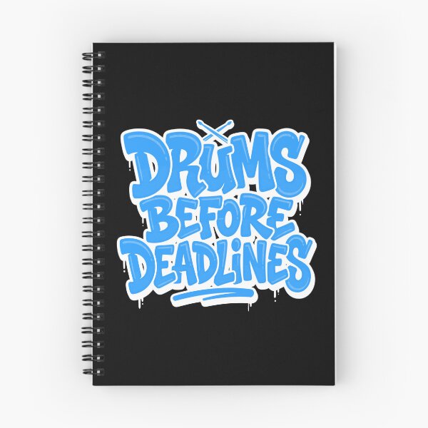 Item preview, Drums Before Deadlines Typography designed and sold by TripleFour444.