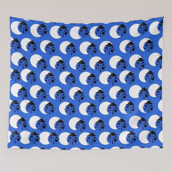 Item preview, Cool Blue Ladybugs See Spots designed and sold by purplesensation.