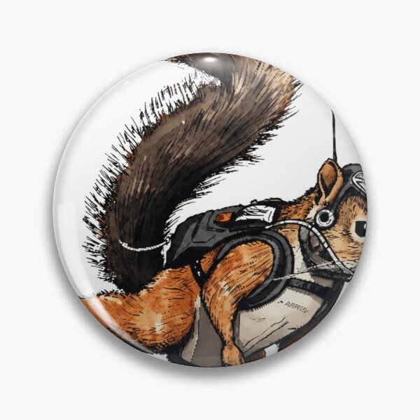Item preview, squirrel parachuting parachute designed and sold by PhiloDoh.