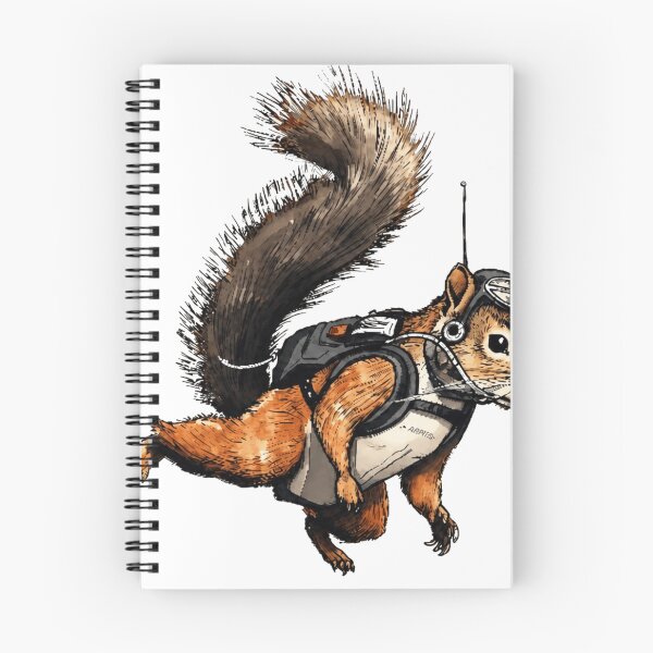 Item preview, squirrel parachuting parachute designed and sold by PhiloDoh.