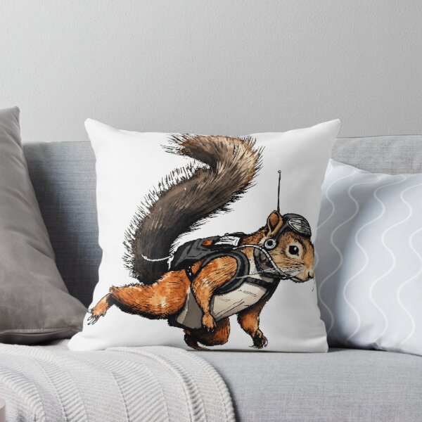 Item preview, squirrel parachuting parachute designed and sold by PhiloDoh.