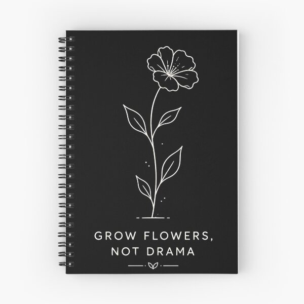 Item preview, Grow Flowers Not Drama Minimalist Gardening Flowers designed and sold by ByDanielDesigns.