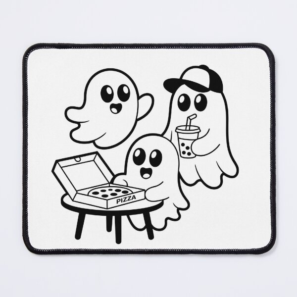 Item preview, Ghosts Enjoying Pizza Party designed and sold by jkrphoto.