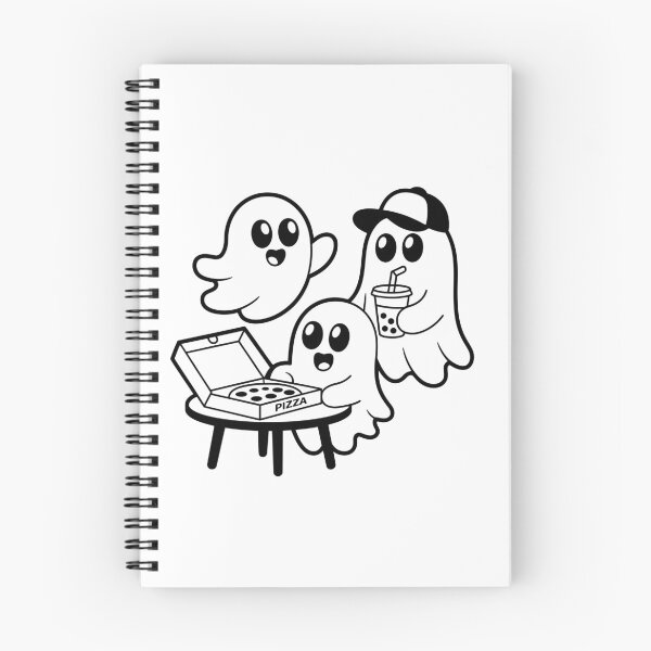 Item preview, Ghosts Enjoying Pizza Party designed and sold by jkrphoto.