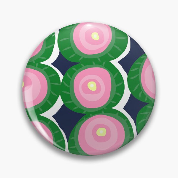 Item preview, Modern Abstract Lotus Flowers Pattern in Green, Pink and Blue designed and sold by Deutschic.