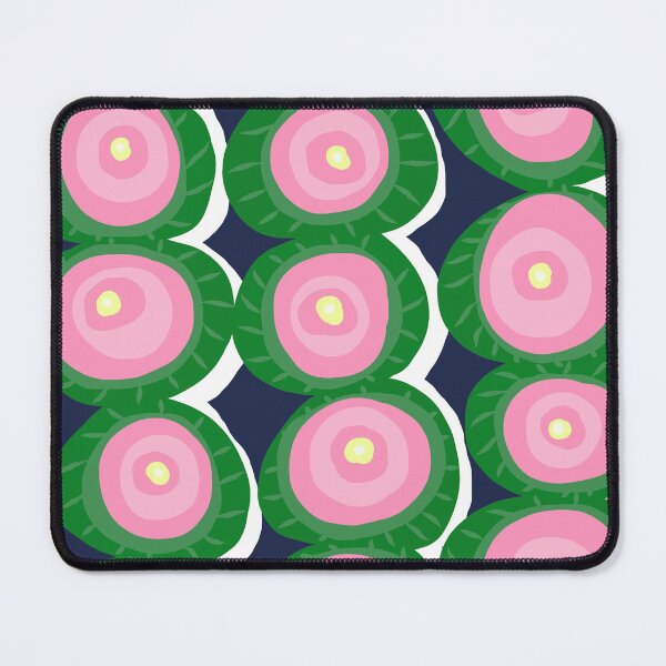 Item preview, Modern Abstract Lotus Flowers Pattern in Green, Pink and Blue designed and sold by Deutschic.