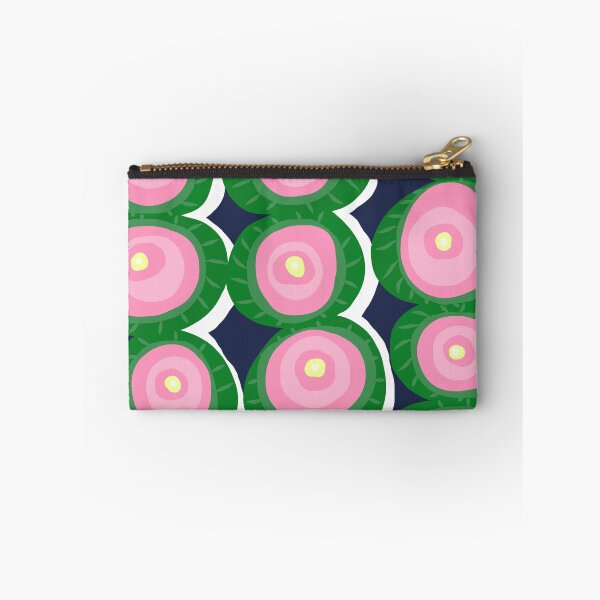 Item preview, Modern Abstract Lotus Flowers Pattern in Green, Pink and Blue designed and sold by Deutschic.