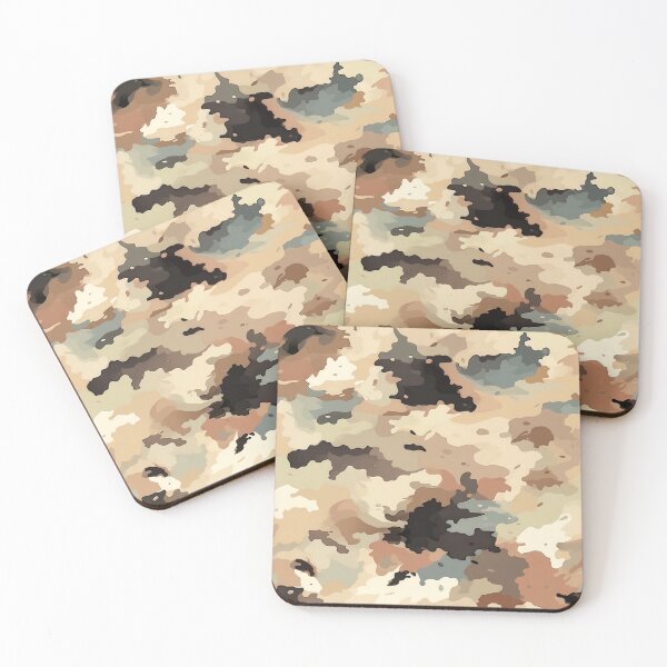 Item preview, Earth Tone Camo Pattern Terracotta Sage and Stone Camouflage designed and sold by Nine Lives Studio.