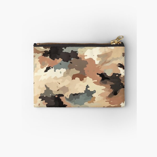 Item preview, Earth Tone Camo Pattern Terracotta Sage and Stone Camouflage designed and sold by Nine Lives Studio.