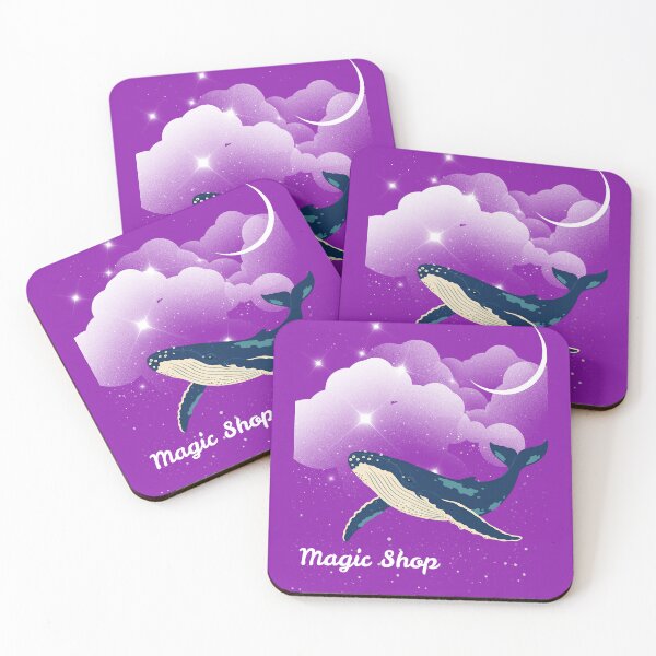 Item preview, My Handmade Magic Shop Purple Whale Art designed and sold by SMinimalist613.