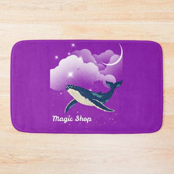 Item preview, My Handmade Magic Shop Purple Whale Art designed and sold by SMinimalist613.