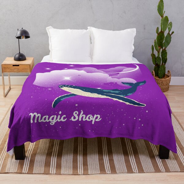 Item preview, My Handmade Magic Shop Purple Whale Art designed and sold by SMinimalist613.