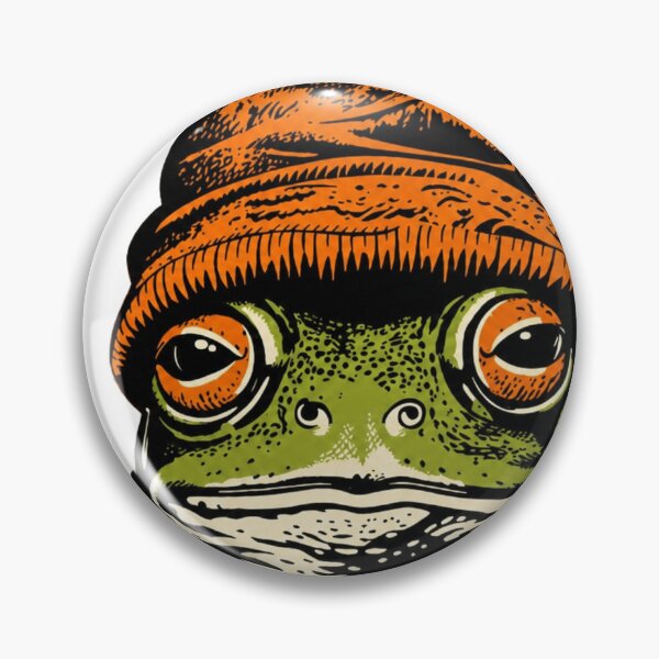 Item preview, bullfrog orange eyes designed and sold by PhiloDoh.