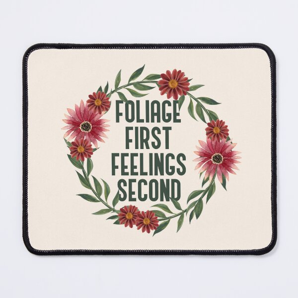 Item preview, Foliage First Feelings Second - Funny Plant Lover Floral Wreath designed and sold by the-Z3nith.