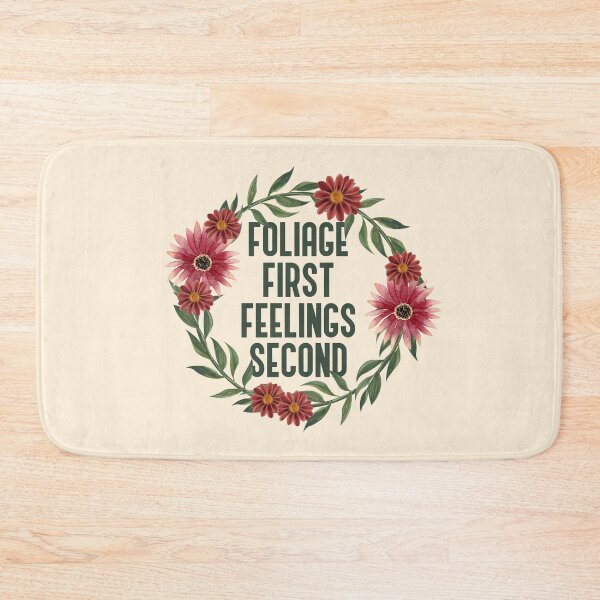 Item preview, Foliage First Feelings Second - Funny Plant Lover Floral Wreath designed and sold by the-Z3nith.